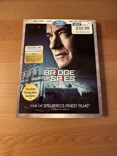 Bridge spies blu - of, (blu-ray/dvd